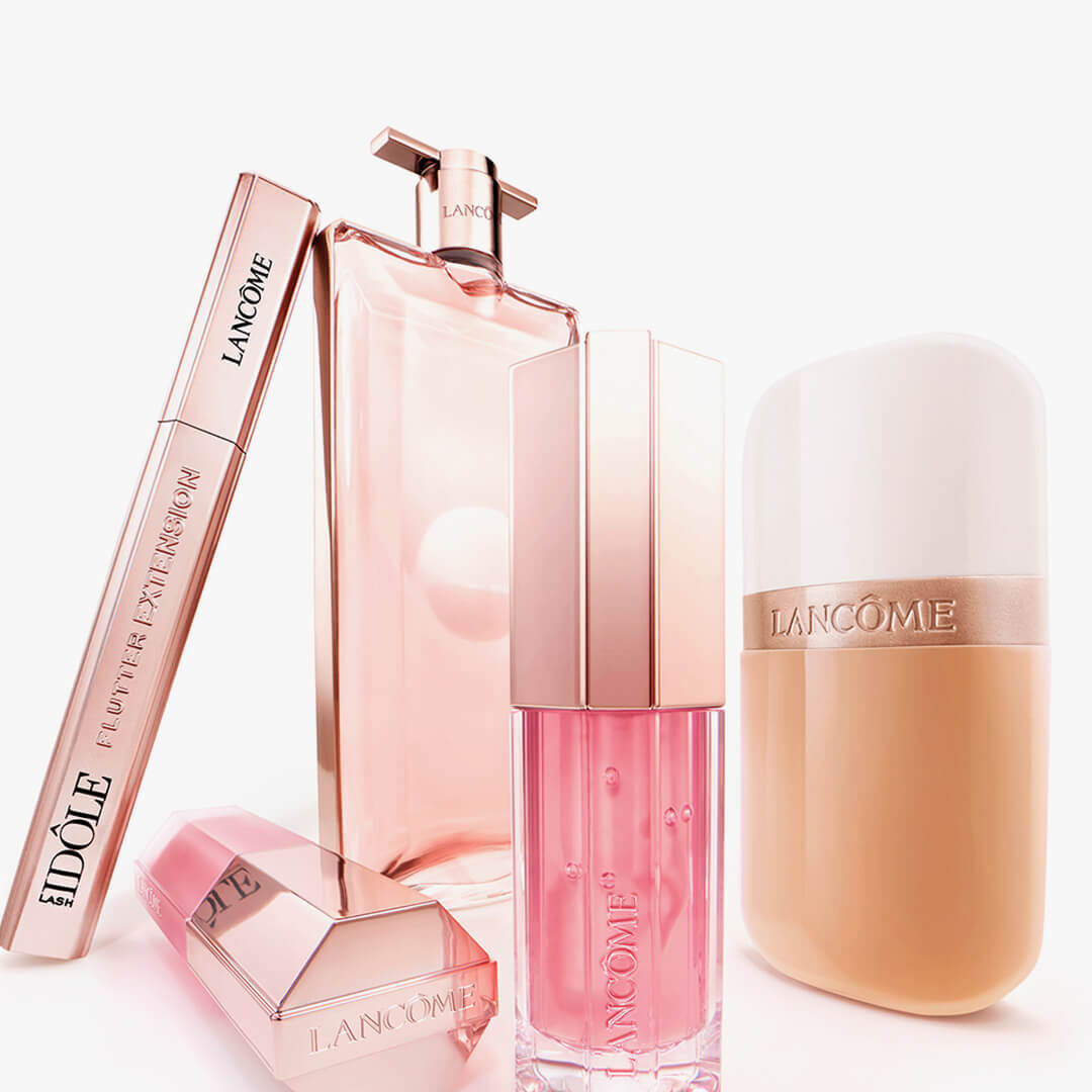 Visuel des produits Lancome pour l’illustration du cadeau