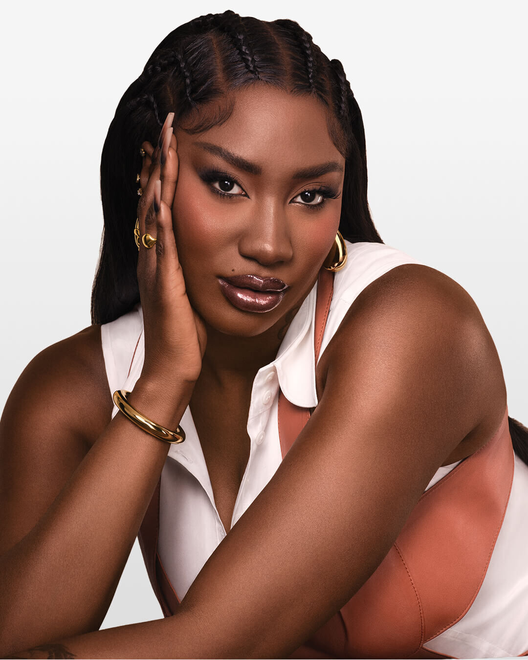 Visuel beaute d’Aya Nakamura pour Lancome