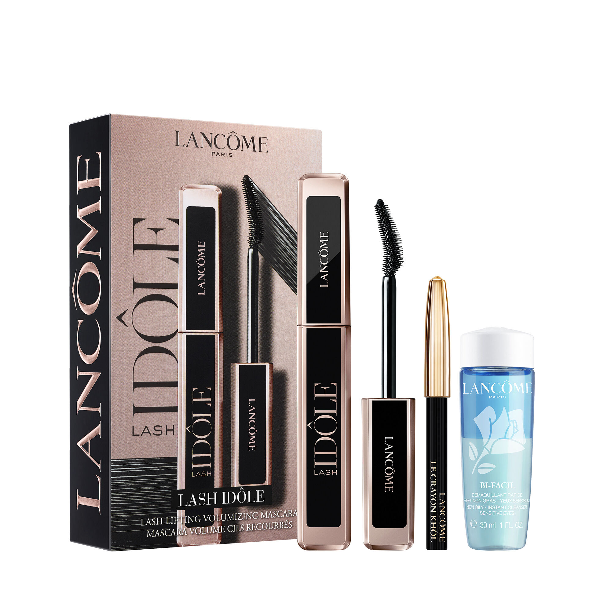 COFFRET IDOLE MASCARA AVEC LE CRAYON KHOL & BI-FACIL